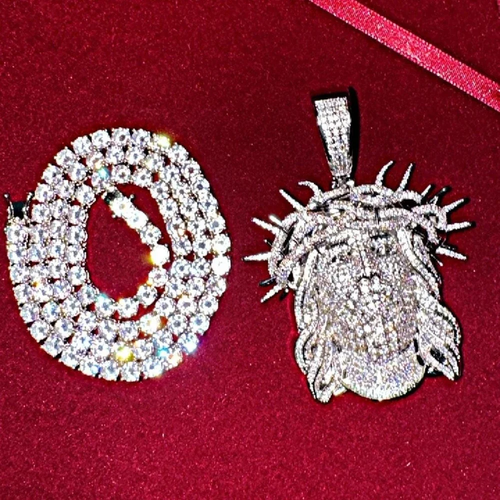 Title Iced Out Jesus Pendant Fd 4 D